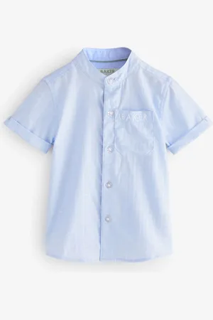 Ted Baker 100% Cotton Grandad Collar Shirt158164cm