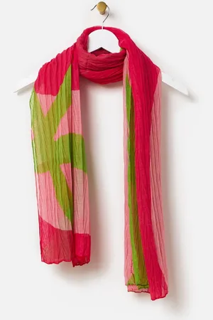 Oliver Bonas Abstract Pleated Lightweight Scarfeen