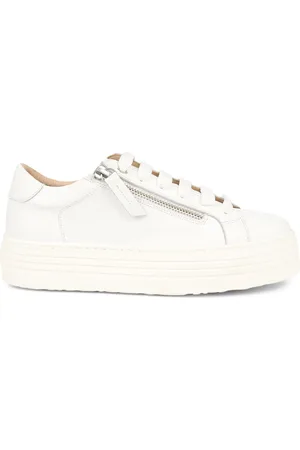 JONES BOOTMAKER Amaliada Leather Platform TrainersEU 41 (UK 8)