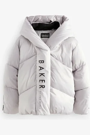 Ted Baker Regenbestendige Silver Pearl gewatteerde merkjas13 Jaar (158cm)