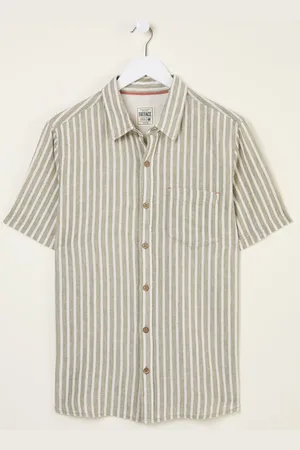 Fat Face FatFace Short Sleeve Bray Stripe Shirtmedium