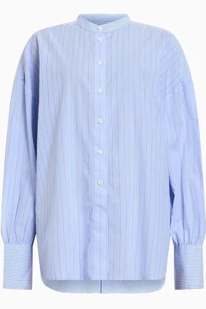 AllSaints AllSaints Ana Stripe 100% Organic Cotton Shirt36