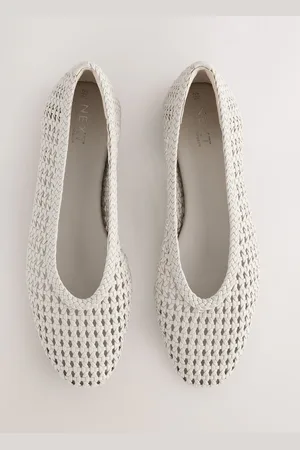 Next Forever Comfort Round Toe Weave Ballerinaseu36