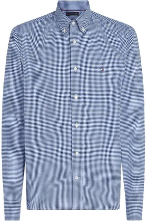 Tommy Hilfiger Regular Fit Flex 100% Cotton Poplin Gingham ShirtL