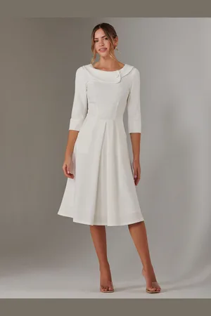 Jolie Moi Sloan 3/4 Sleeve Midi Dress42