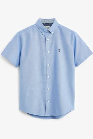 Next Short Sleeve Oxford 100% Cotton ShirtL