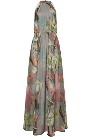 Long Tall Sally Floral Print Halterneck Maxi DressEU 52 Tall (UK 24 Tall)