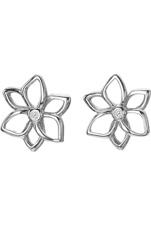 Hot Diamonds Zilveren oorknopjes met steentjeEén