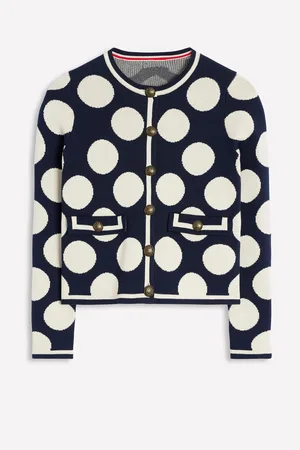 Boden Holly Knitted 100% Cotton Jacket44
