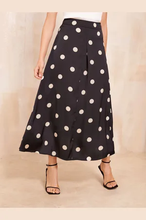Friends Like These Satijnen schuin van stof gesneden midirok34