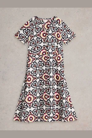 White Stuff Iris 100% Linen Dress40