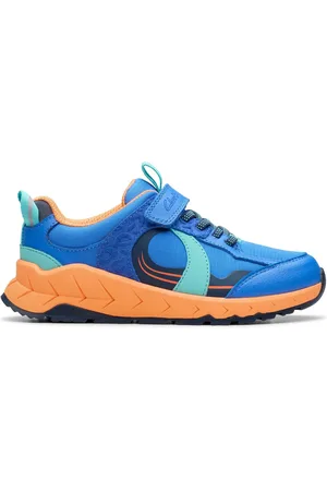 Clarks Kids Wide Fit Bright Selva Hero Shoes7 EU 24 G