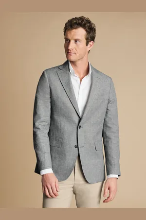 Charles Tyrwhitt Jack van linnen-katoenmix38 R