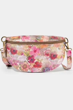 Joe Browns Metallic Floral Leather Bum Bageen
