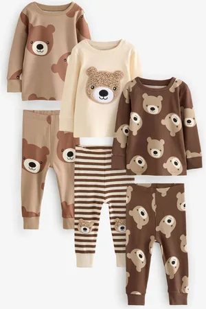 Next Verpakking van 3 knusse 100% katoenen pyjama (9 mnd