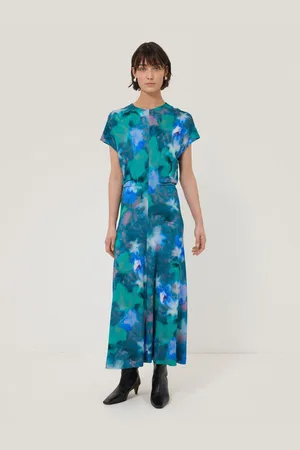 Jigsaw Floral Print Mist Jersey Dressmedium