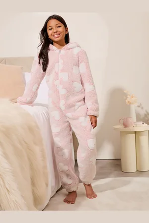 Lipsy London Zachte onesie van teddystof (5-16jr)11