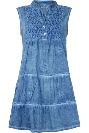Joe Browns Floral Print Embroidered Sleeveless 100% Cotton Tunic46