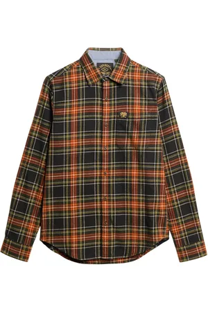 Superdry Houthakkersoverhemd met lange mouwen van 100% katoenL