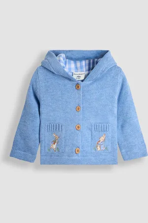 JoJo Maman Bébé Flopsy Konijn rompertje van 100% katoen met ruches en broderie8086cm