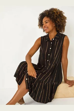 Roman Shimmer Buttoned Shirt DressEU 46 (UK 18)