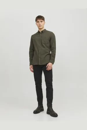 JACK & JONES Melange 100% Cotton ShirtXXL