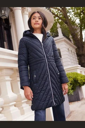 Lipsy London Regenbestendige halfzware lange gewatteerde jas (3