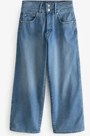 Next Wide Crop Lift Slim And Shape Jeans48