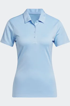 adidas Womens Solid Short Sleeve Polo ShirtL