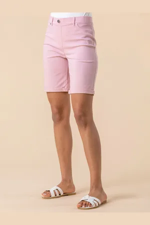 Roman Stretch short met omgeslagen zoom38