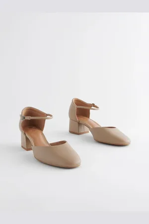 Next Forever Comfort Leather Round Toe Block HeelsEU 42 (UK 8)