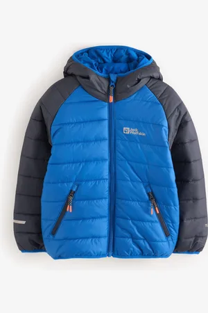 Jack Wolfskin Blue Zenon Colour Block Padded Jacket7