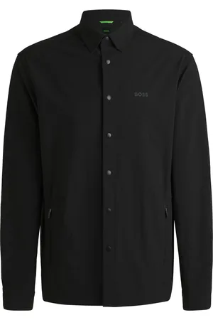 HUGO BOSS Relaxed-Fit Stretch Overshirtlarge