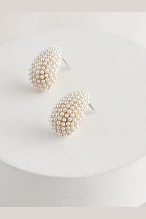 Next Bridal Teardrop Stud Earringseen