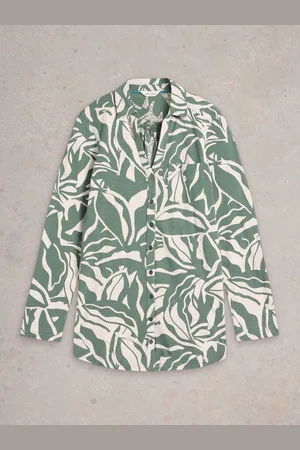 White Stuff Annie Longline 100% Cotton Shirt44
