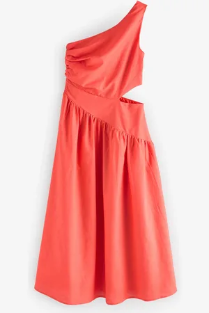 Style Cheat One Shoulder Printed Jasmine Midi Dress40