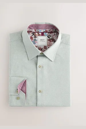 Next Trimmed Easy Care Single Cuff Oxford Shirt39cm R (UK 15.5 R)