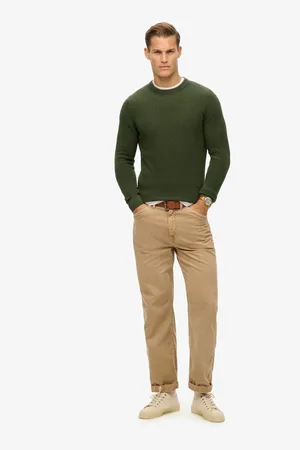 Superdry 100% Organic Cotton Textured Crew Knitted JumperS