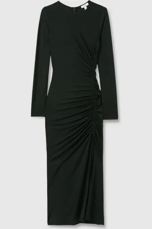 Reiss Rosie jersey midi-jurk met rimpeleffect44