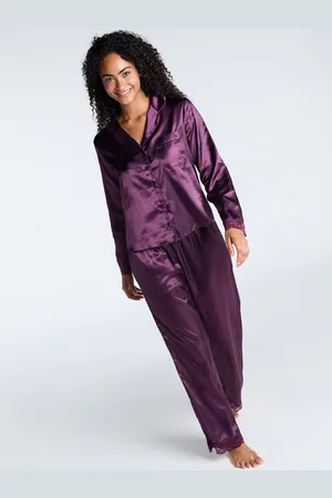 Boux Avenue Amelia Satin Long Pyjamas Set44