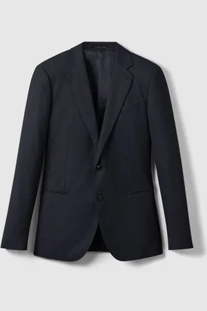 Reiss Dunn Single Breasted Wool Suit Slim Fit Blazer50
