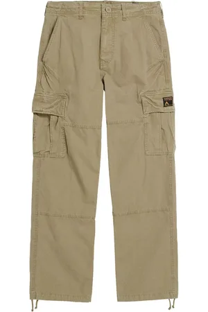 Superdry Baggy Cargo 100% Cotton Trousers30W x 31L (UK 30 R)