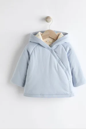 Next Hooded Cosy Jersey Wadded Baby Wrap Jacket (0-18mths)Eerste maat (50cm)