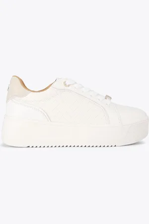 Kurt Geiger Lighter Weave White Trainerseu38