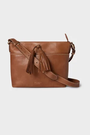 Osprey The Vintage Savanna Leather Crossbody Brown Bageen