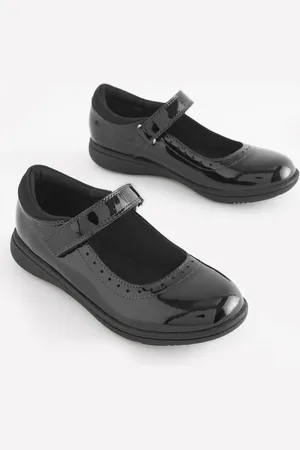Next Leren Mary Jane-schoolschoenen met broguedetailEU 31 (UK 12.5)