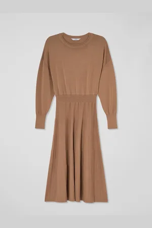 LK Bennett Blakely Viscose Blend 2-In-1 Ottoman Skirt Knit DressS