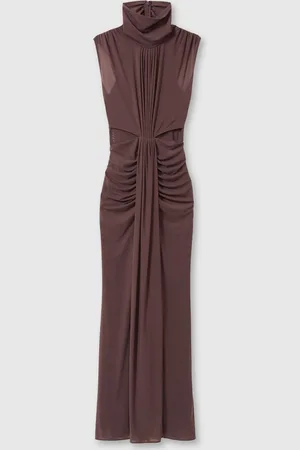 Reiss Daniella lange jurk met ruches34