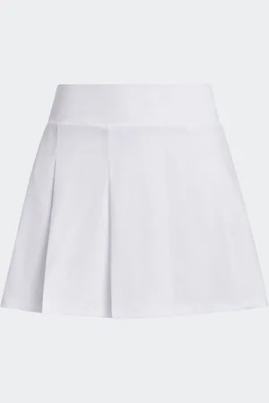 adidas Womens Ultimate365 Tour Pleated White SkirtXL Regular