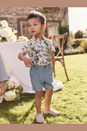 Next Shirt, Shorts, Bow Tie & Braces Set (3mths-9yrs)6268cm